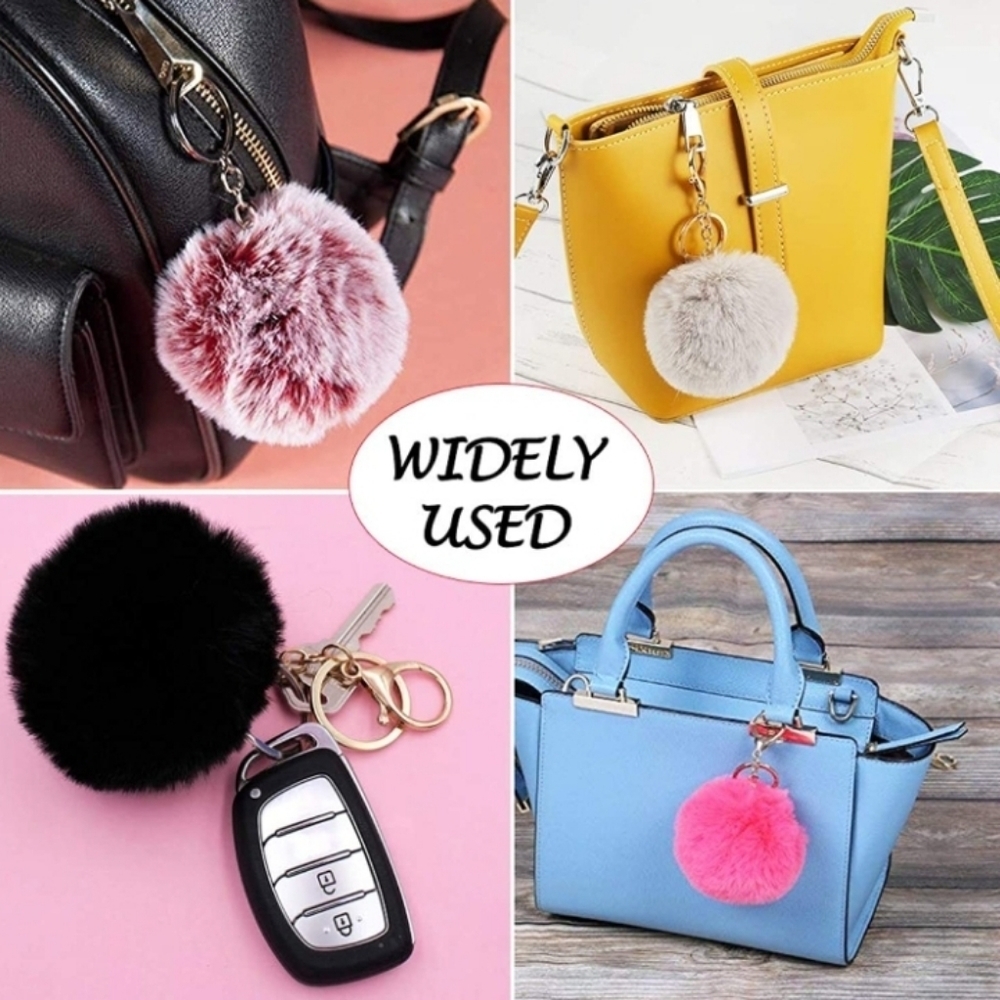 Cute Fashion Faux-Fur Puff Ball - Picture 5 of 8